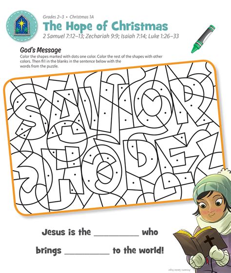 Hope of Christmas: God’s Message (Kids Coloring Activity) | Kids Answers