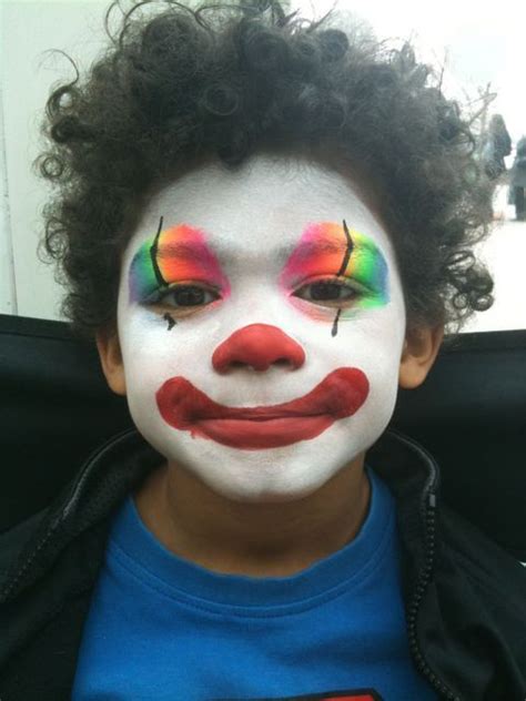 clown face paint simple - Nannette Kozlowski