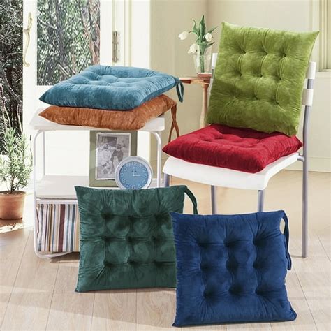 15.8"x15.8" Square Seat Cushion, Pillow Seat Soft Chair Pad Tatami ...