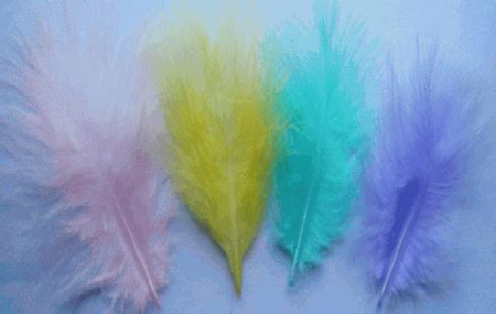 Pastel Mix Mini Turkey Marabou Feathers - 1/4 lb