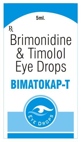 Brimonidine, Timolol Eye Drops Manufacutrer | Bimatokap-T Eye Drop