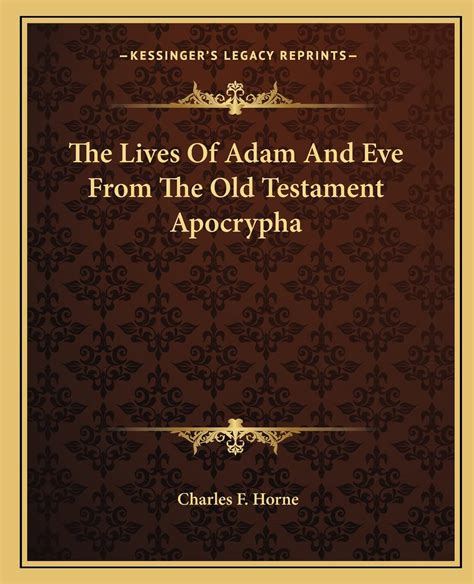 Snapklik.com : The Lives Of Adam And Eve From The Old Testament Apocrypha