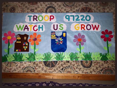 Girl Scout Troop Banner-Grow with me Daisy Girl Scouts, Girl Scout ...