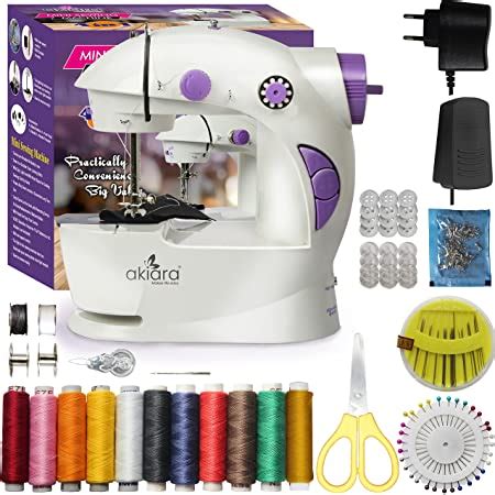 Qualimate Mini Sewing Machine with Table for Home Silai Tailor Machines ...