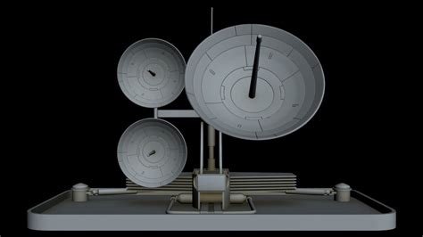 3D sci-fi radar model - TurboSquid 1210965