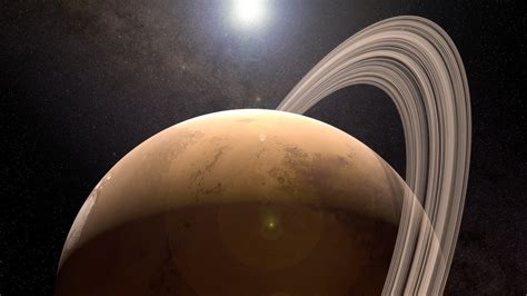 Rings over Mars | Rendering showing a planetary ring system … | Flickr