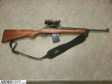 ARMSLIST - For Sale: ruger mini 14 with scope