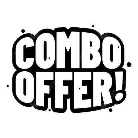 Black Combo Offer Vector, Black, Combo, Offer PNG and Vector with Transparent Background for ...