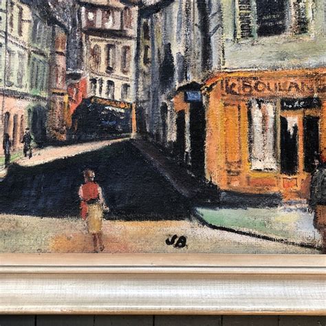 Paris School Vintage 1960’s Paris Street Scene Original Painting Signed ...