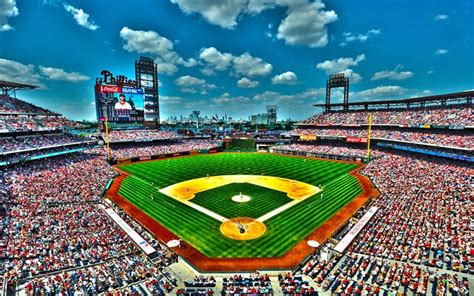 Download wallpapers Citizens Bank Park, baseball stadium, USA, Philadelphia, Philadelphia ...