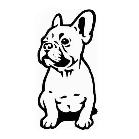 Seated French Bulldog Vinyl Decal – The Frenchie Butt