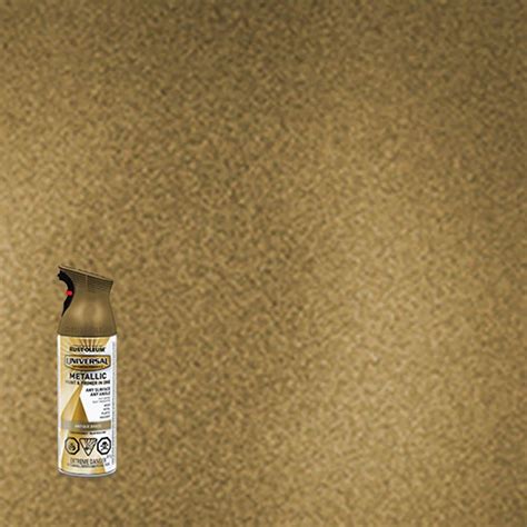 Rust-Oleum Universal Metallic Spray Paint in Antique Brass, 312 G ...