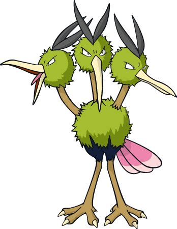 Shiny Dodrio Global Link Art by TrainerParshen on DeviantArt