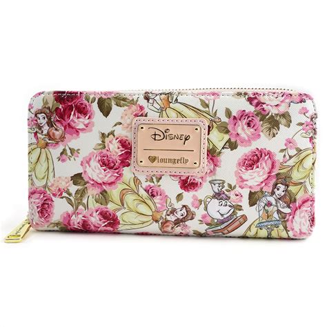 Loungefly Disney Beauty and The Beast Belle Floral Zip Around Wallet WDWA0684 for sale online | eBay