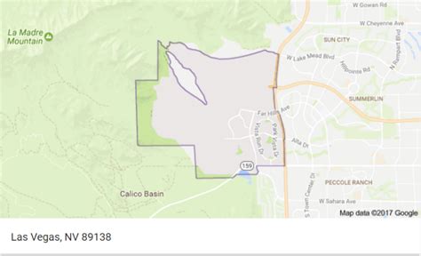 Clark County Nevada Zip Code Map - Southwest Explorers