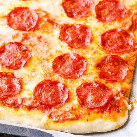 Easy Homemade Sheet Pan Pepperoni Pizza (Try this!) - Miss Wish