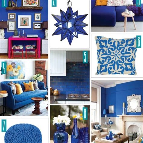 Color Series; Decorating with Cobalt Blue | Blue living room, Decor ...