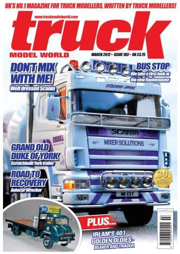 Model Car Truck Motorcycles World Magazine - March 2012 Back Issue