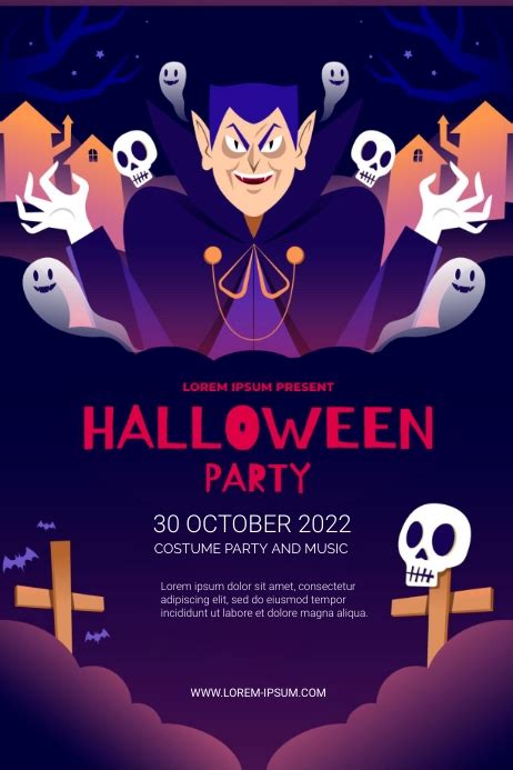 HALLOWEEN PARTY BANNER TEMPLATE | PosterMyWall