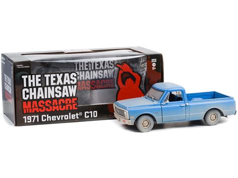 Buy 1971 Chevy C10 Pickup Truck Light Blue (Dusty) The Texas Chainsaw Massacre (1974) Movie 1/24 ...