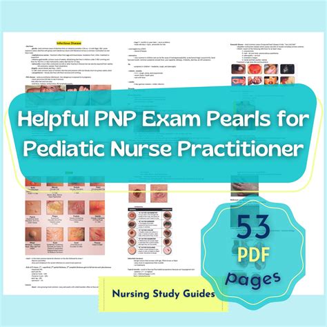 Helpful PNP Exam Pearls for Pediatic Nurse Practitioner 50 - Etsy