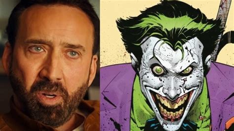 Nicolas Cage Becomes The Joker In New Image