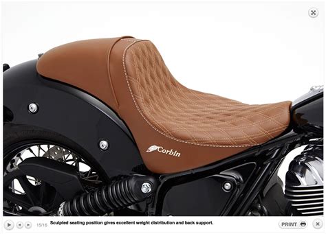 2022 Indian Chief Accessories - Corbin Motorcycle Saddles