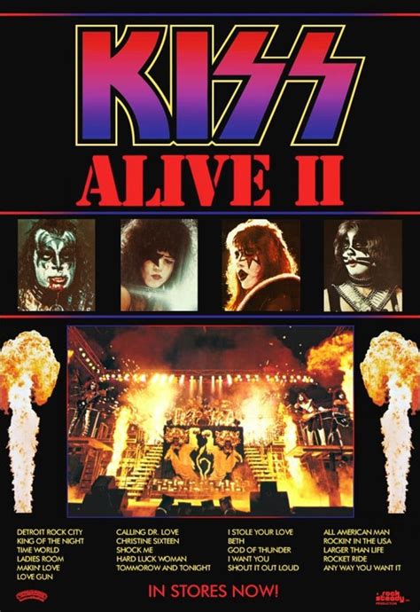 KISS Alive II Reproduction Promotional Stand-Up Display 3