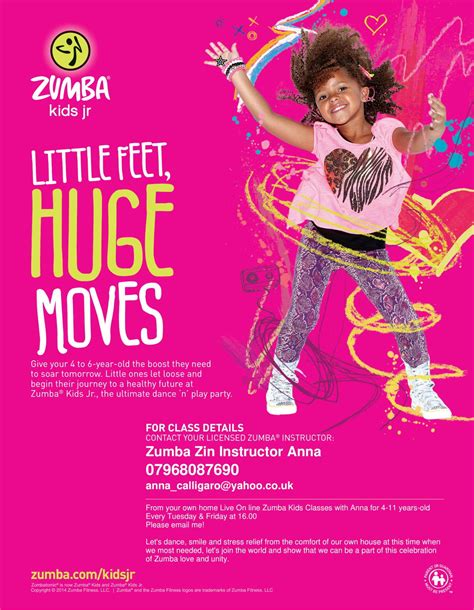 Zumba Kids classes online - The Chiswick Calendar