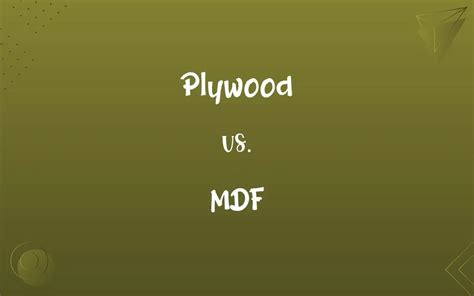 Plywood vs. MDF: Know the Difference