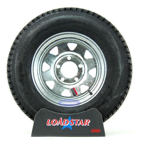 ST175/80D13 Boat Trailer Tire on a Galvanized 5 bolt Wheel B