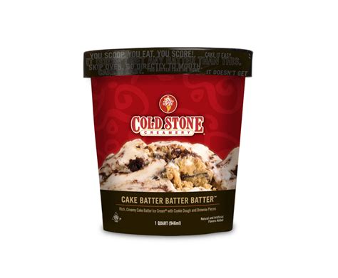 Cold Stone Creamery Cake Batter Batter Batter Ice Cream