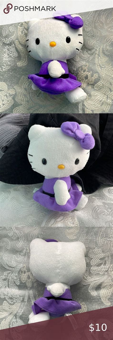 Purple dress hello kitty plush. Approximately 5-6” inches tall. | Hello kitty dress, Hello kitty ...