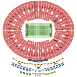 Rose Bowl Seating Chart + Rows, Seat Numbers and Club Seat Info