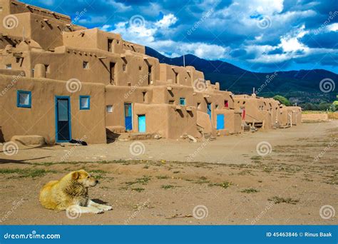 Taos Pueblo stock photo. Image of native, national, site - 45463846