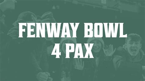 Tickets | Fenway Bowl | Boston Red Sox