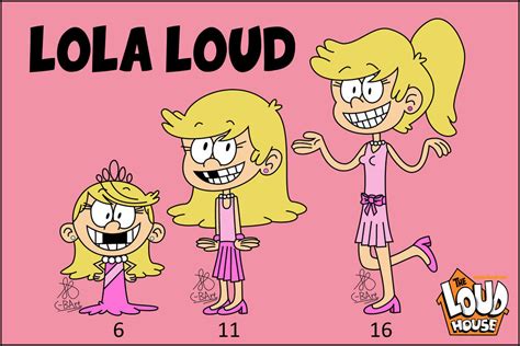 Lola Loud growing up! by C-BArt on DeviantArt