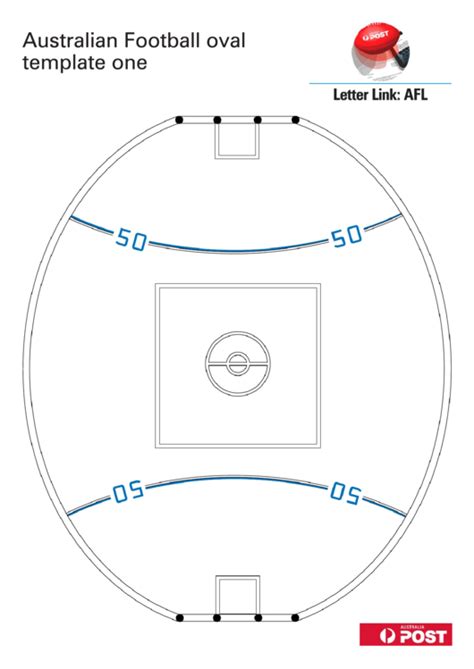 Afl Football Field Template