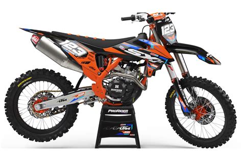 Custom dirt bike Graphics kit KTM JGR MOTOCROSS CA37C | custom-graphics-mx