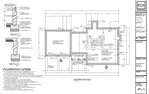 Foundation Plans - Residential Design Inc