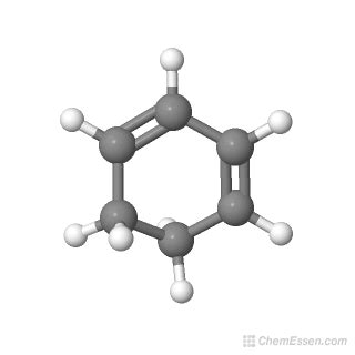 1,3-CYCLOHEXADIENE Structure - C6H8 - Over 100 million chemical ...