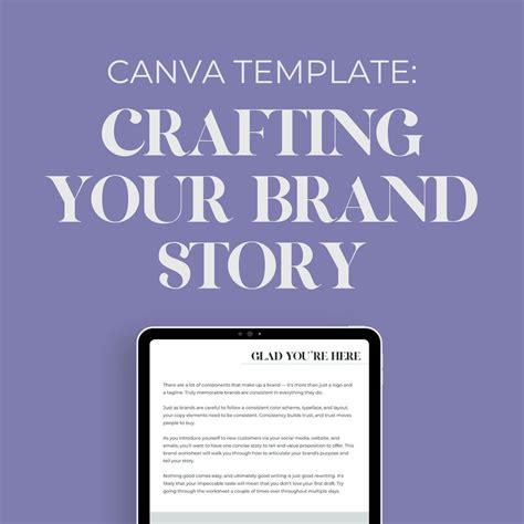 Crafting Your Brand Story Canva Template Small (Download Now) - Etsy