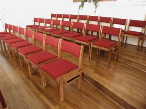 Church Choir Chairs: Oak-Lock, Ply-Harp, Ply-Bent