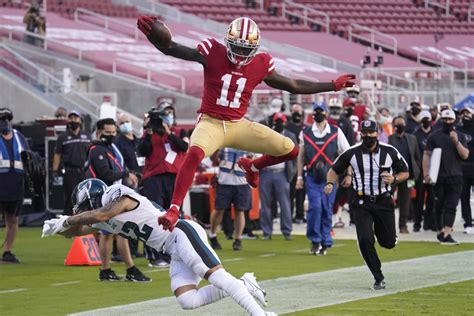 NFL: 49ers' Brandon Aiyuk has hurdles to get in the end zone