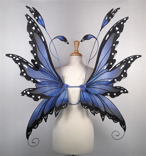 Fairy Wings in Blue Morpho Butterfly pattern by glittrrgrrl on DeviantArt