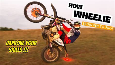 TOP 8 Tips to Improve Dirt Bike Wheelie Skills - BEGINNER To PRO ...