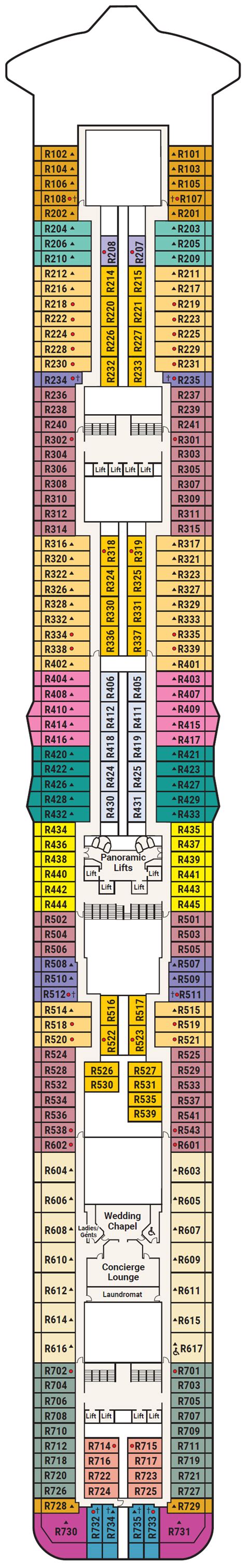 Discovery Princess Deck Plan | Deck 14 | ROL Cruise