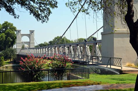 Historic Waco Suspension Bridge | The Waco Suspension Bridge… | Flickr