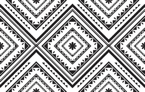 Seamless Geometric Pattern Design Black White Pattern for background or ...