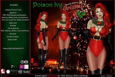 Second Life Marketplace - -Lamu Fashion-Outfit *Poison Ivy Christmas Special Edition* DEMO